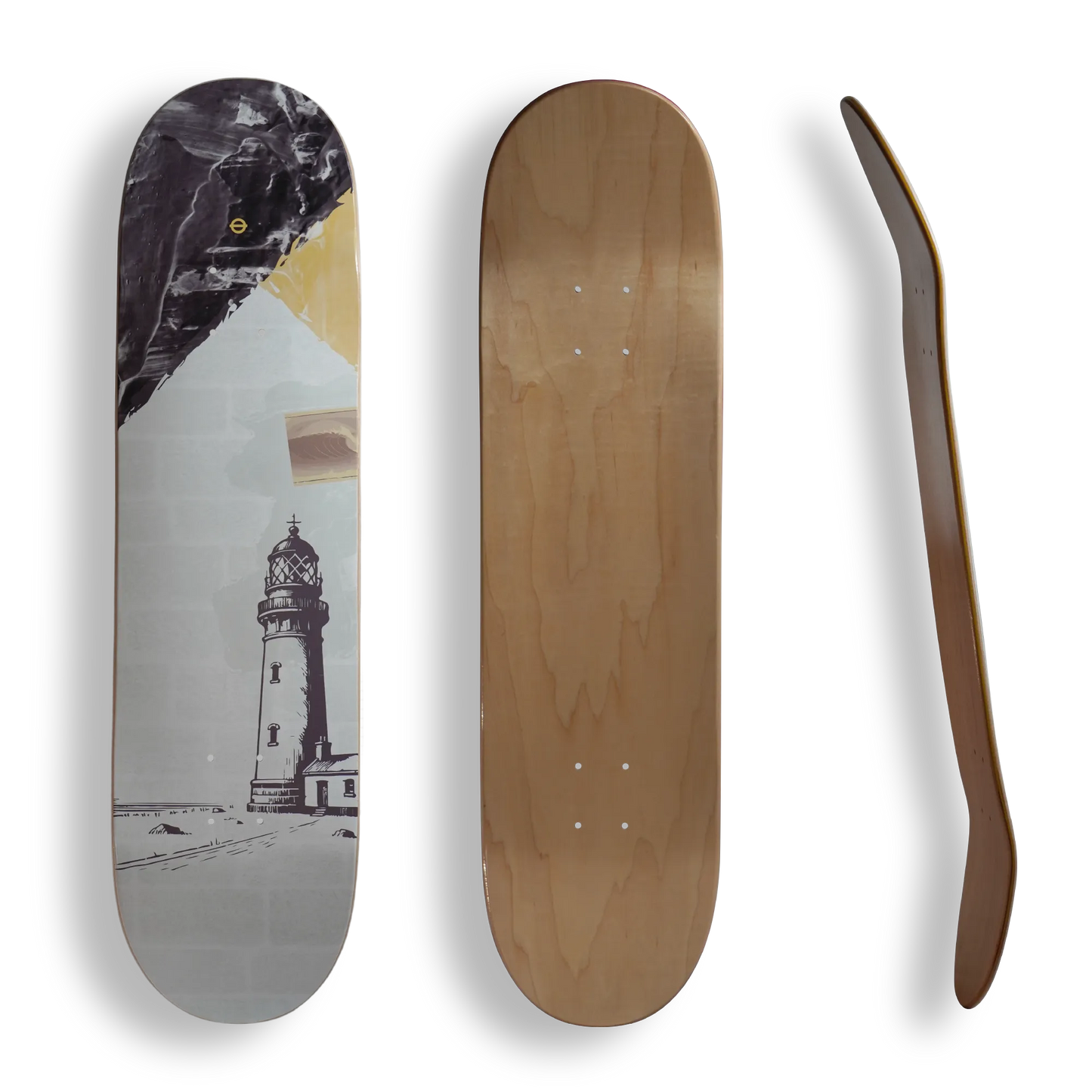 pointbreak fullstop brand skateboard deck